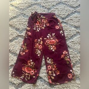 mine Plum Floral Blouse